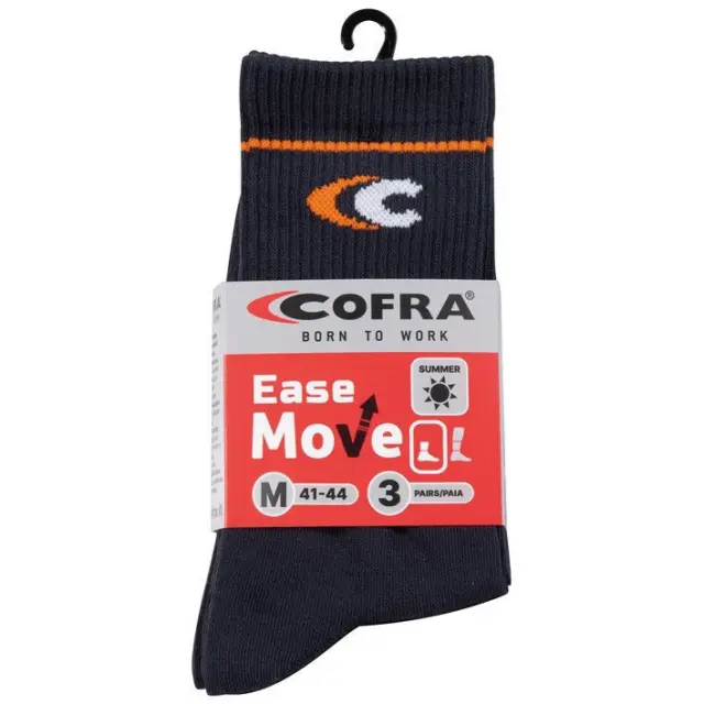 Κάλτσες Εργασίας Cofra Easemove Summer anthracite/orange σετ 3 ζευγάρια - 36-40 3
