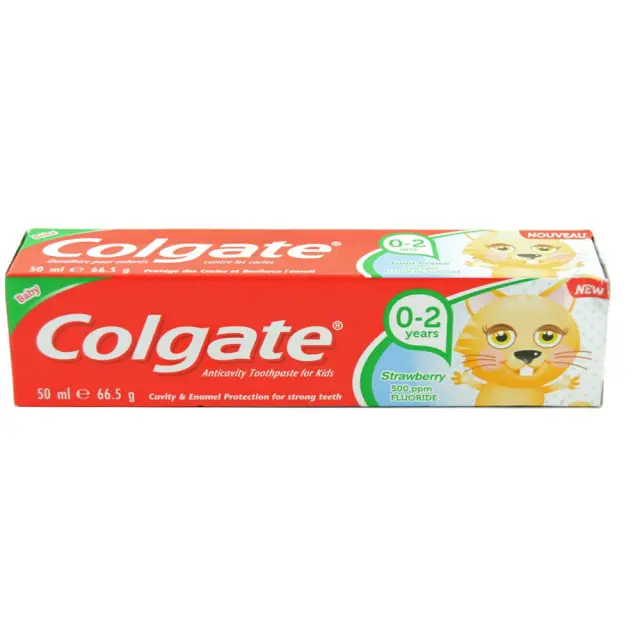 COLGATE Οδοντόκρεμα με Γεύση Φράουλα για 0m+ 50ml 2