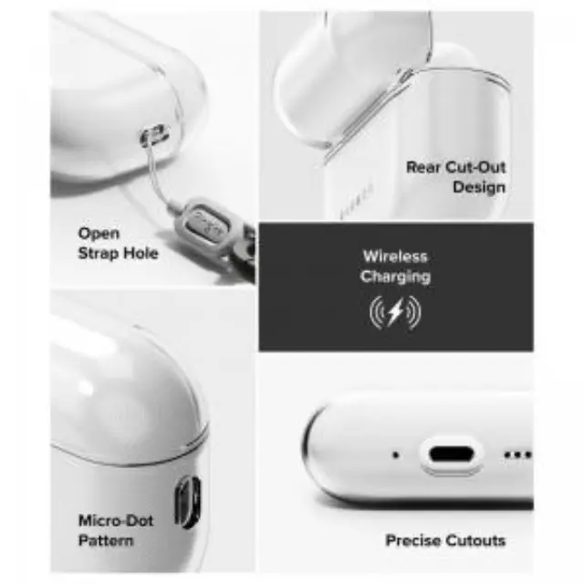 Θήκη Πλαστική Ringke Air Apple AirPods Pro 3 (2025) Διάφανο N69752 2