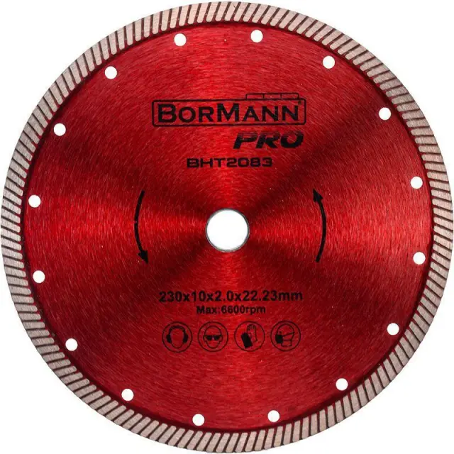 Bormann Pro BHT2083 – Διαμαντόδισκος CLASSIC CLASSIC Φ230X2,0X22,2mm 10mm (044079)