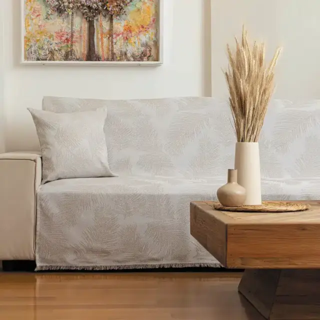 Ριχτάρι Βαμβακερό Διθέσιο Phoenix Ανθρακί 180 x 250 cm Ανθρακί 180 x 250 cm
