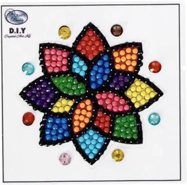 Craft Buddy Crystal Art Motif Mandala 9X9cm