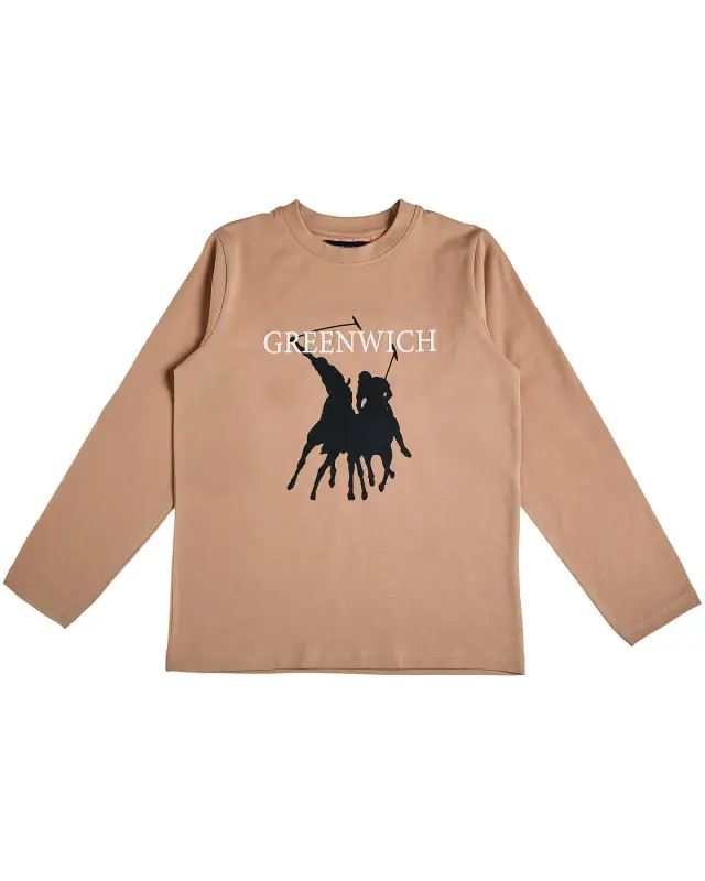 Μπλούζα Greenwich Polo Club με ανάγλυφα γράμματα