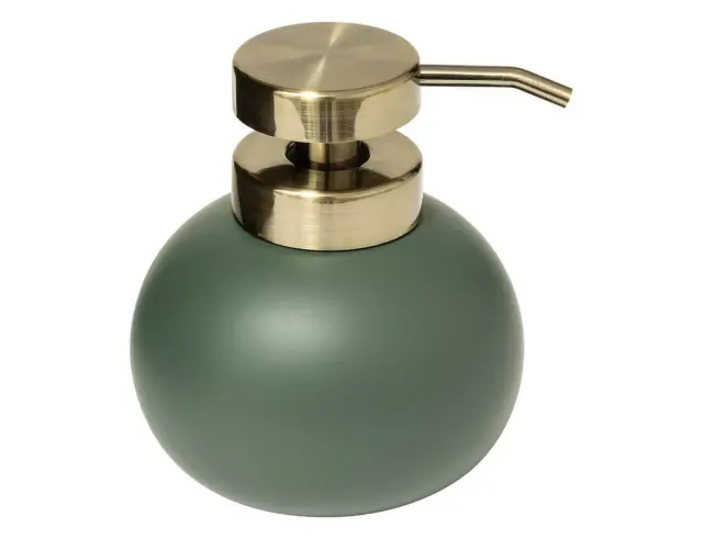 Dispenser για κρεμοσάπουνο Ficus πράσινο πολυρεζίνη 10,1x12,2cm Marva 200169B