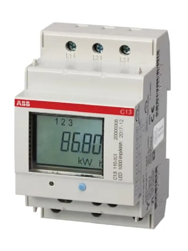 3Φ Μετρητής ενέργειας 40Α C13 110-301 ΑΒΒ 73731