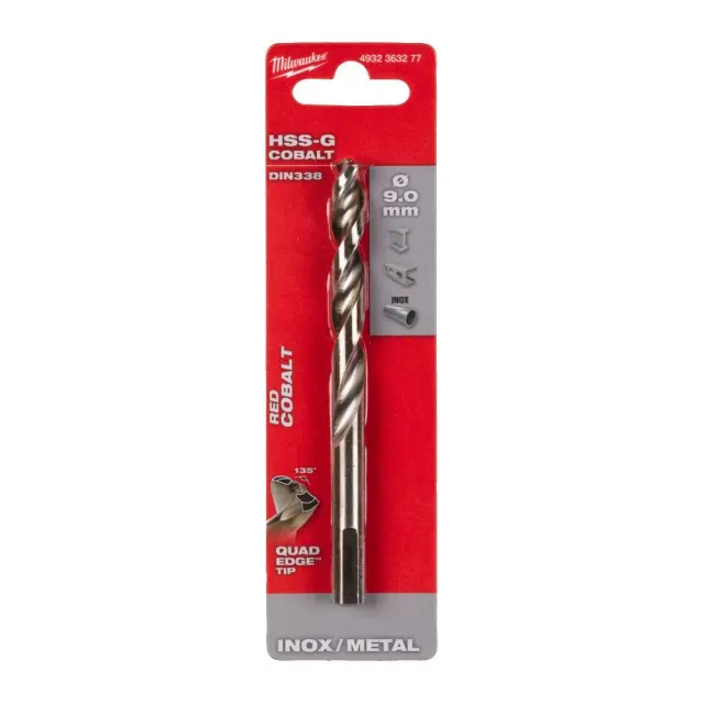 Milwaukee 4932363277 - ΤΡΥΠΑΝΙ ΚΟΒΑΛΤΙΟΥ 9.0mm (BLISTER) MW 2