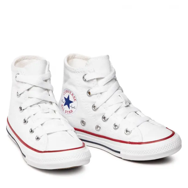 Converse Unisex Kids Chuck Taylor All Star HI Canvas Άσπρο 3J253C (Converse) 3