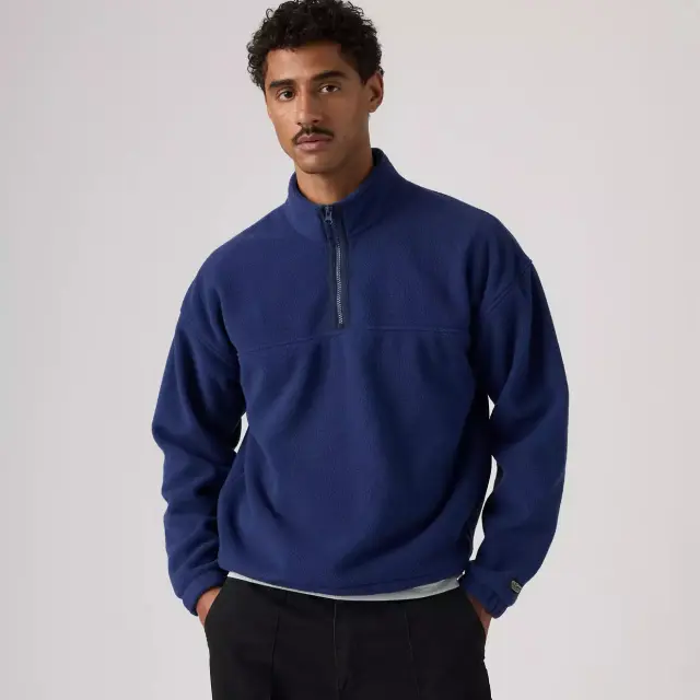 REDWOOD HALF ZIP BLUES - REDWOOD HALF ZIP MEDIEVAL BLUE Medieval Blue