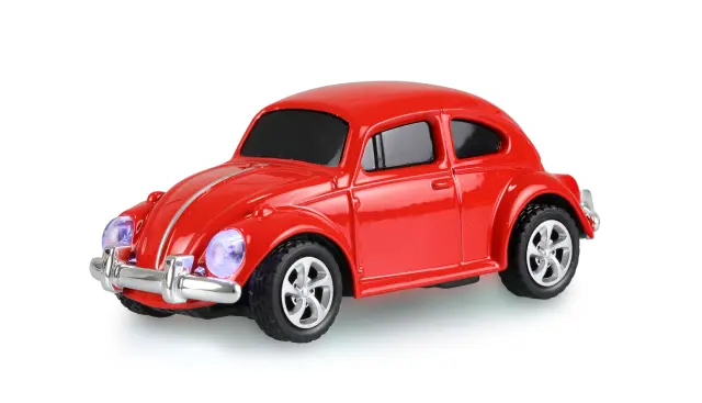 AMEWI Volkswagen Beetle 1300 Classic Τηλεκατευθυνόμενο Αυτοκίνητο με LED & Μεταλλικό Αμάξωμα 1:64 Κόκκινο 21125
