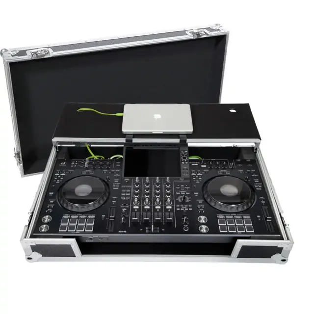WALKASSE WMC-PRODJXDJAZLTS Flight case All-in-one DJ System Alphatheta® XDJ-AZ Silver (Laptop stand Wheels)