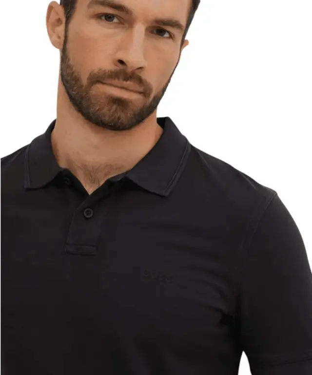 Hugo Boss - Ανδρικό Polo T-shirt Prime 50507813-001 Μαύρο 3
