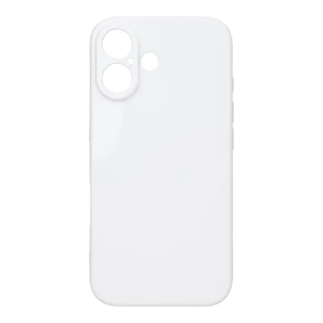 OBAL:ME Glossy Cover for Apple iPhone 16 White 2