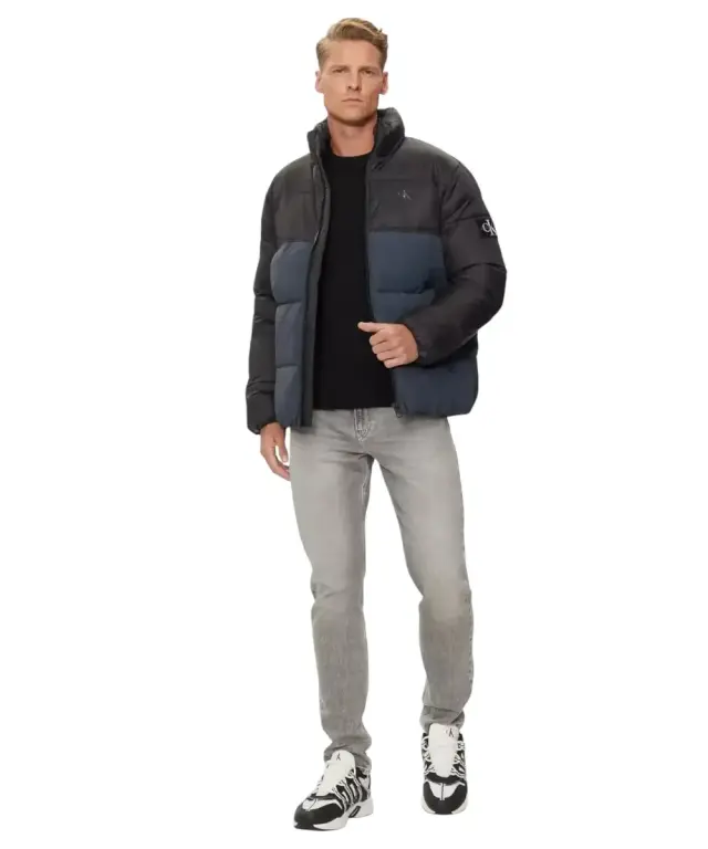 Calvin Klein - Ανδρικό Μπουφάν Colour Block Non Down Jacket J30J325584-PPK Μπλε Σκούρο - S 2