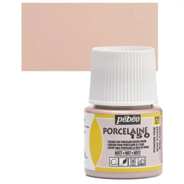 Pebeo Porcelaine 150 Σμάλτο - 121 Powder Pink (O) - 45ml