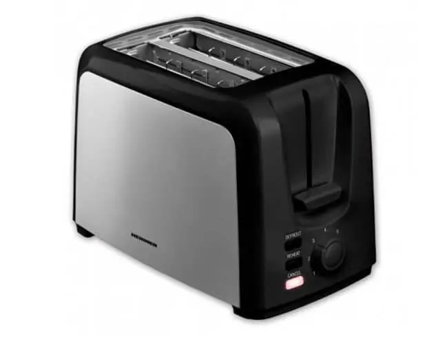 Φρυγανιέρα Heinner HTP-700BKSS με ισχύ 750W HTP-700BKSS