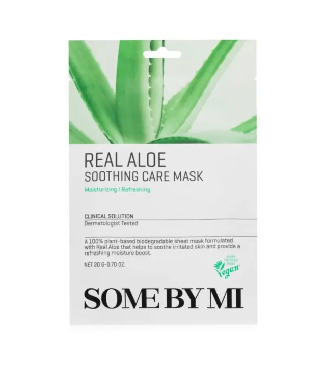 Some By Mi - Real Aloe Soothing Care Mask Μάσκα Περιποίησης Προσώπου.