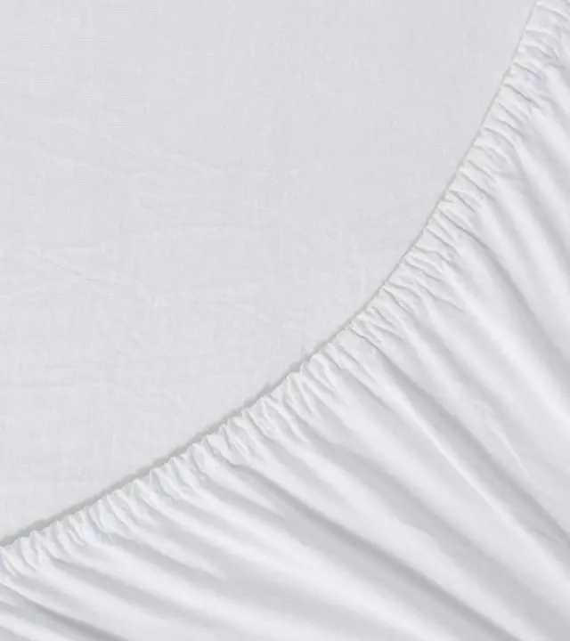 Σεντόνι 180x200+40 King Size Jersey Nima Tender 100% βαμβακερόΜε Λάστιχο- White 2