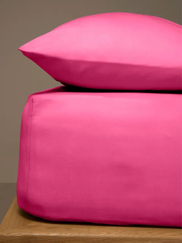 Κατωσέντονο Menta με λάστιχο 9 Fuchsia Ημίδιπλο (120x200+25) Sunshine