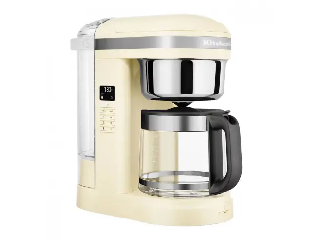 Καφετιέρα Φίλτρου KitchenAid Drip Coffee 5KCM1209EAC με αυτόματο προγραμματισμό, ισχύ 1100W και χωρητικότητα 1.7L - Almond Cream5KCM1209EAC