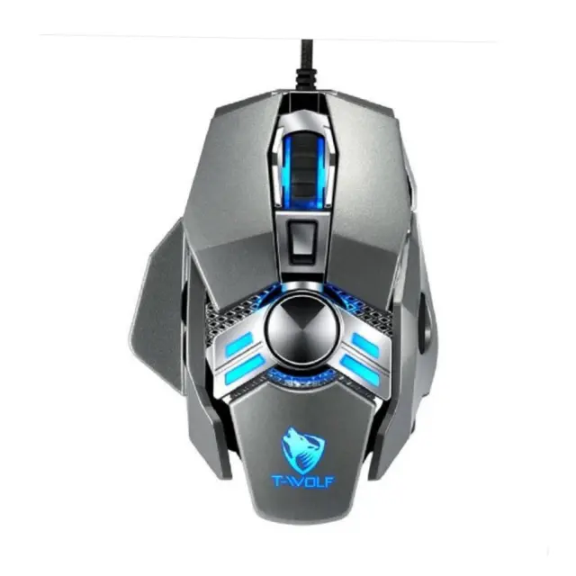 Ενσύρματο Gaming Mouse Thunder Wolf V10 Luminous Aggravated - Ασημί