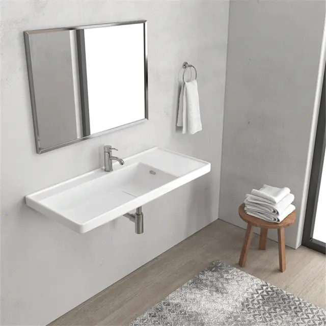 Νιπτήρας αναρτώμενος διπλός QUATTRO 8120 KARAG 120x45x19cm 2