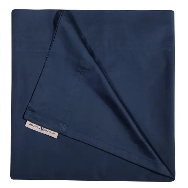 Σεντόνι King Size 270x280 Cozy Greenwich Polo Club Royal Blue 2261 Χωρίς Λάστιχο100% Βαμβακοσατέν