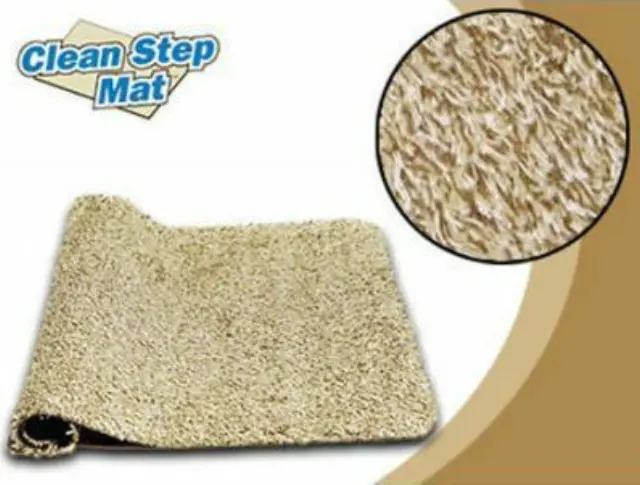 Πατάκι Εισόδου Clean Step Mat 45x71cm Μπεζ