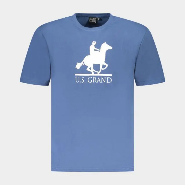 T-Shirt U.S. Grand Polo AU02646_BL2JEANS Μπλε - 2XL