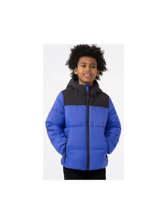 4f Puffer Jacket Dark Blue 4FJAW23TDJAM274-36S - 140 3
