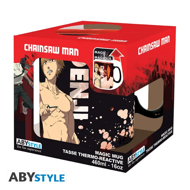CHAINSAW MAN - Mug Heat Change- 460ml- Denji + Aki 3
