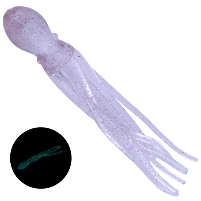 ΣΙΛΙΚΟΝΟΥΧΟ ΧΤΑΠΟΔΙ Nikko Octopus 1.5''(3.8cm) #488 - UV Blue Glow Flake