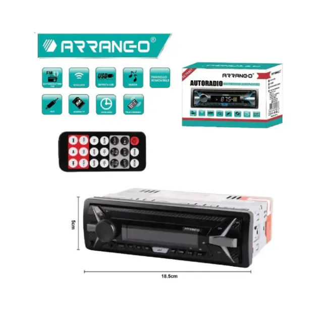 Ηχοσύστημα Αυτοκινήτου Universal 1DIN (USB) AC79304 2