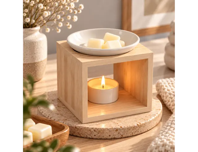 Αρωματιστής Atmosphera για αιθέρια έλαια και wax melts με διαστάσεις 11.5x11.5x9.5cm 181632