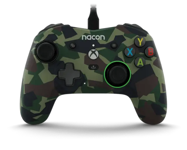Nacon Pro Compact Wired Controller Camo Green -Xbox Series X - Xbox Series X