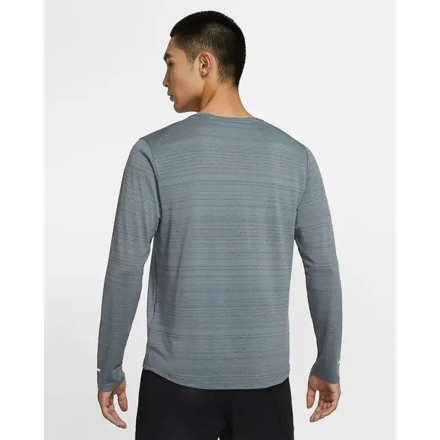 Nike Dri-FIT Miler Long-Sleeve (CU5989-084) - Ανθρακί - S 2