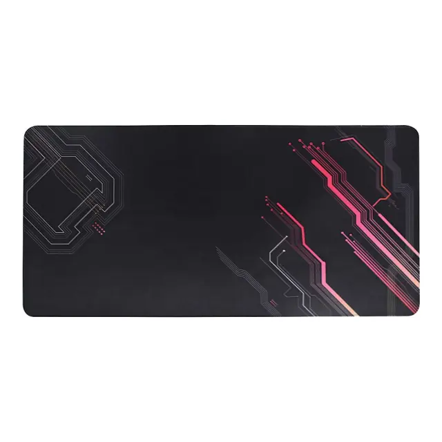 Gaming Mouse Pad Μαύρο/Κόκκινο 100x50cm