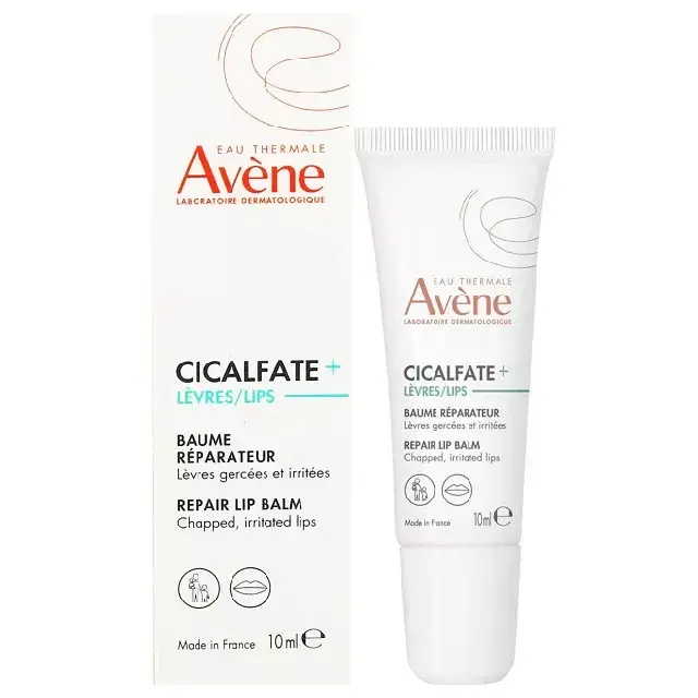 Avene Cicalfate Lips Repair Balm 10ml - Επανορθωτική Κρέμα Για Σκασμένα & Ερεθισμένα Χείλη