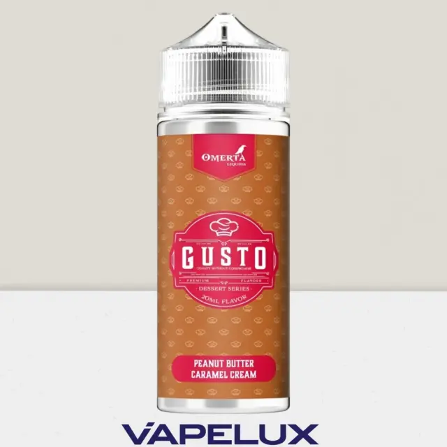 Gusto by Omerta Flavor Shots Peanut Butter Caramel 20ml to 120ml 2