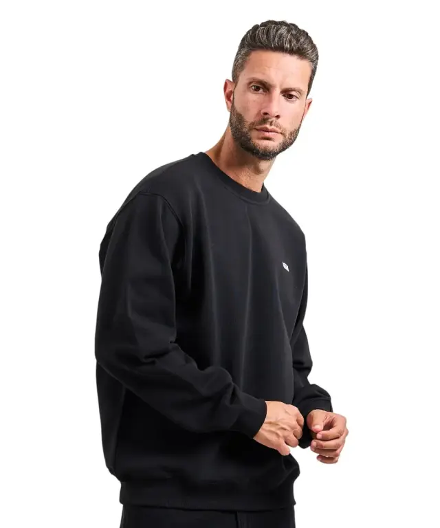 Vans - Ανδρικό Φούτερ Left Chest Ii Loose Crew VN000P20-BLK Μαύρο - M 3