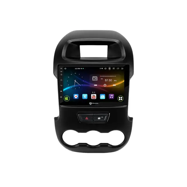 VenCore Οθόνη Multimedia Android 15 9" 9109A MTK6762 Octa-Core 2GB/32GB IPS με Πρόσοψη, CarPlay, Android Auto και Υποστήριξη Κάμερας Οπισθοπορείας AHD για Ford Ranger 2012-2016 – Μαύρη (3236-10007-0591B) 2