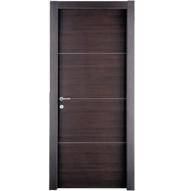 Θωρακισμένη Πόρτα Wenge με inox ΚΠ 100 2