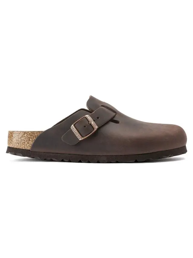 Birkenstock Σαμπώ Επαγγελματικό δέρμα Καφέ BIR/BOSTON 860131 HABANA 3