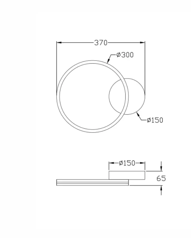 Giotto 3508-21 φωτιστικό απλίκα Άσπρο 2