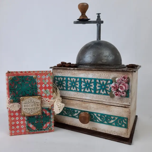 Χαρτιά scrapbooking Stamperia 10τεμ, 20.3x20.3cm, Casa Granada 3