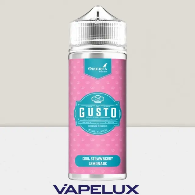 Gusto by Omerta Flavor Shots Cool Strawberry Lemonade 20ml to 120ml 2