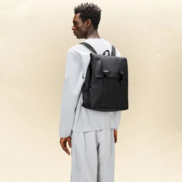 Αδιάβροχο Σακίδιο Rains MSN Bag 13300-Black Μαύρο - ONESIZE 3