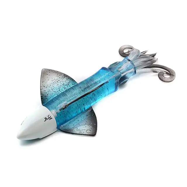Σιλικονούχο Καλαμάρι JLC Xipi Evo 190gr - 17cm #3 Blue Glow 2