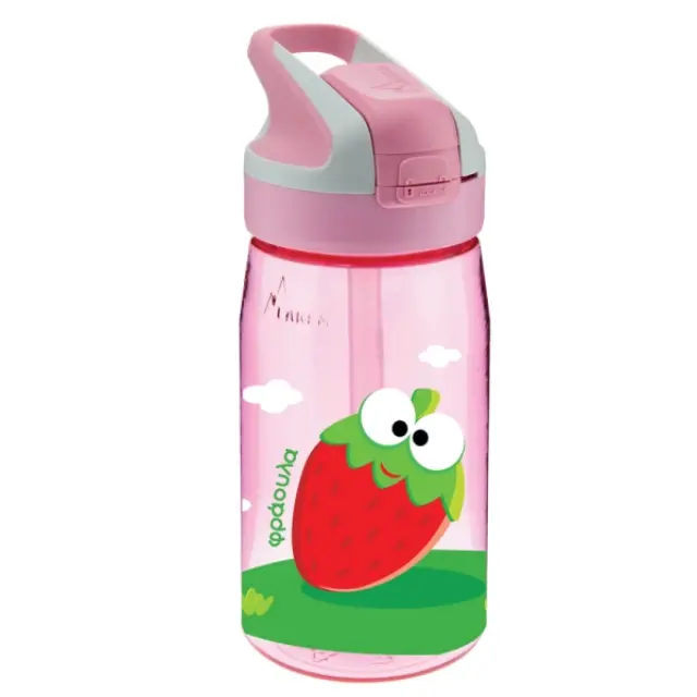 Παγούρι Μπανάνα/Φράουλα Tritan 450ml - Πώμα Summit 2