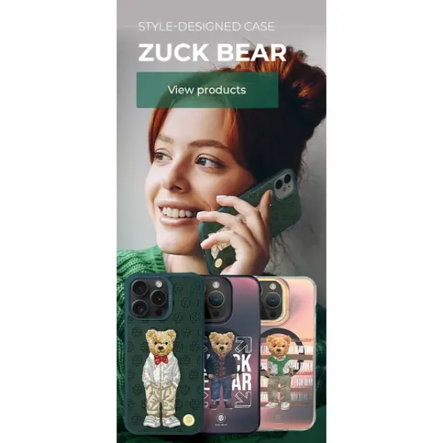 ZUCK BEAR case PARIS GENTLEMAN for IPHONE 16 Pro bow tie 3