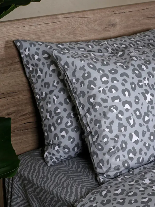 Παπλωματοθήκη Cotton Feelings 2044 Grey Μονή (170x250) Sunshine 3